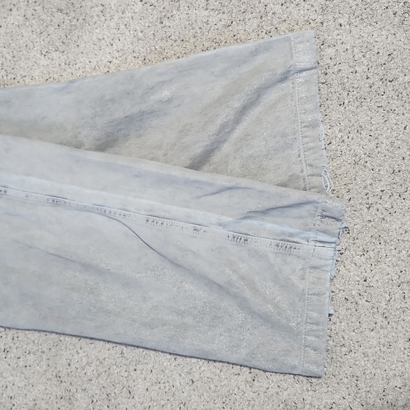 All Saints Mia Sparkle Carpenter Jeans Silver/Grey Size 26 - Picture 15 of 16